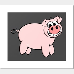 Cute Little Piggy Posters and Art